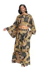 Load image into Gallery viewer, African-Inspired Geometric Print Pants Set