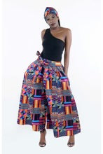 Load image into Gallery viewer, Ankara Wide Leg Palazzo Pants