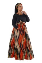 Load image into Gallery viewer, Ankara Wide Leg Palazzo Pants