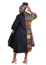Load image into Gallery viewer, Accent Hi Lo African Inspired Swing Dress