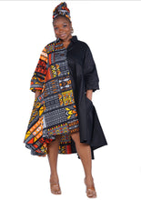 Load image into Gallery viewer, Accent Hi Lo African Inspired Swing Dress