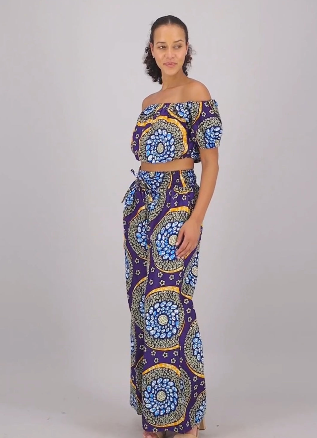 African-Inspired Vibrant Energy Pants Set