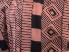 Load image into Gallery viewer, African-Inspired Bell Sleeve Mud Cloth Crop Top

