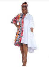 Load image into Gallery viewer, Accent Hi Low African Inspired Dress
