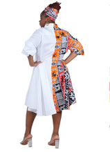Load image into Gallery viewer, Accent Hi Low African Inspired Dress
